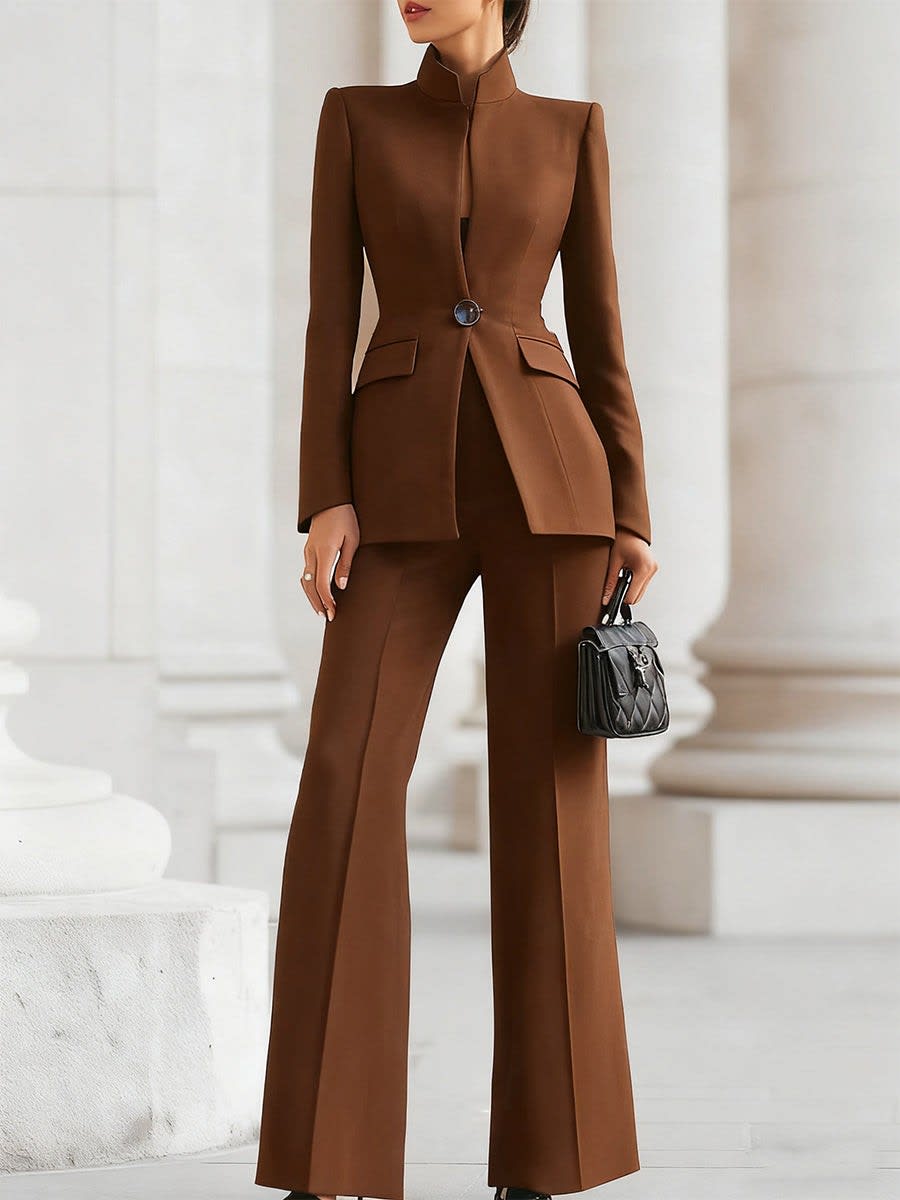 Eliza Fitted Blazer Pant Suit_5