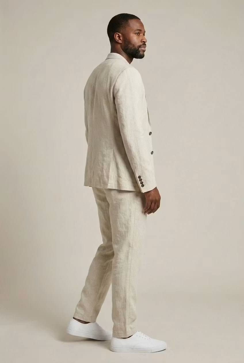 Clifford Linen Relaxed Fit Suit Set_3