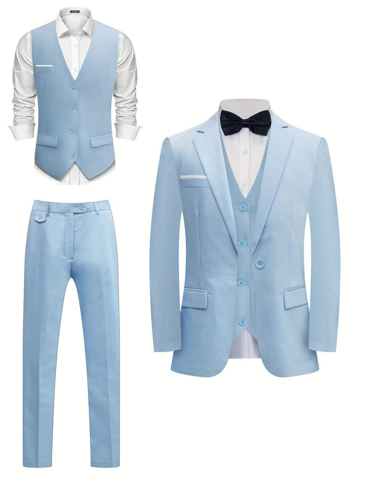 Donnie Three Piece Wedding Suit_3