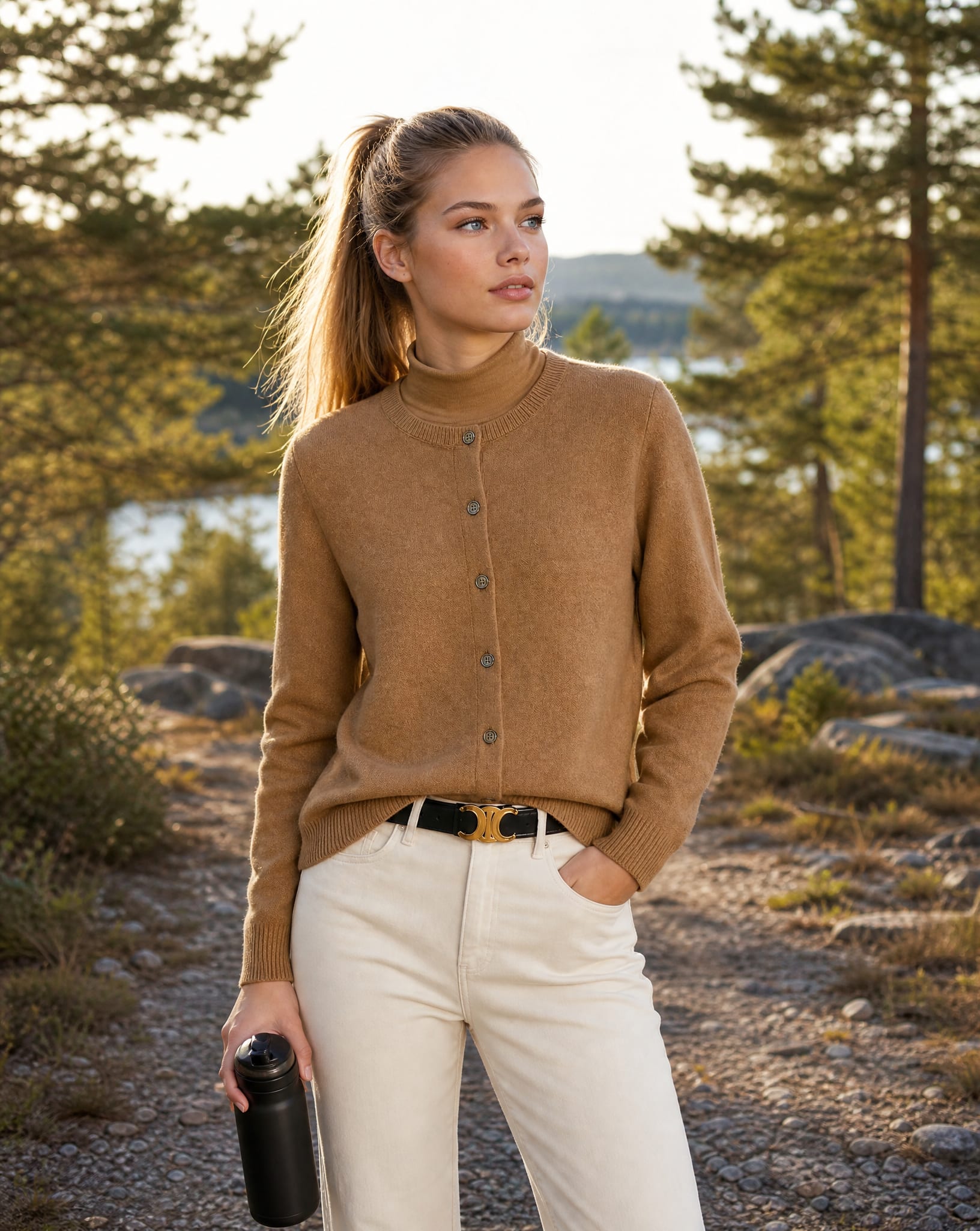 Marlowe Button Front Knit Cardigan_2