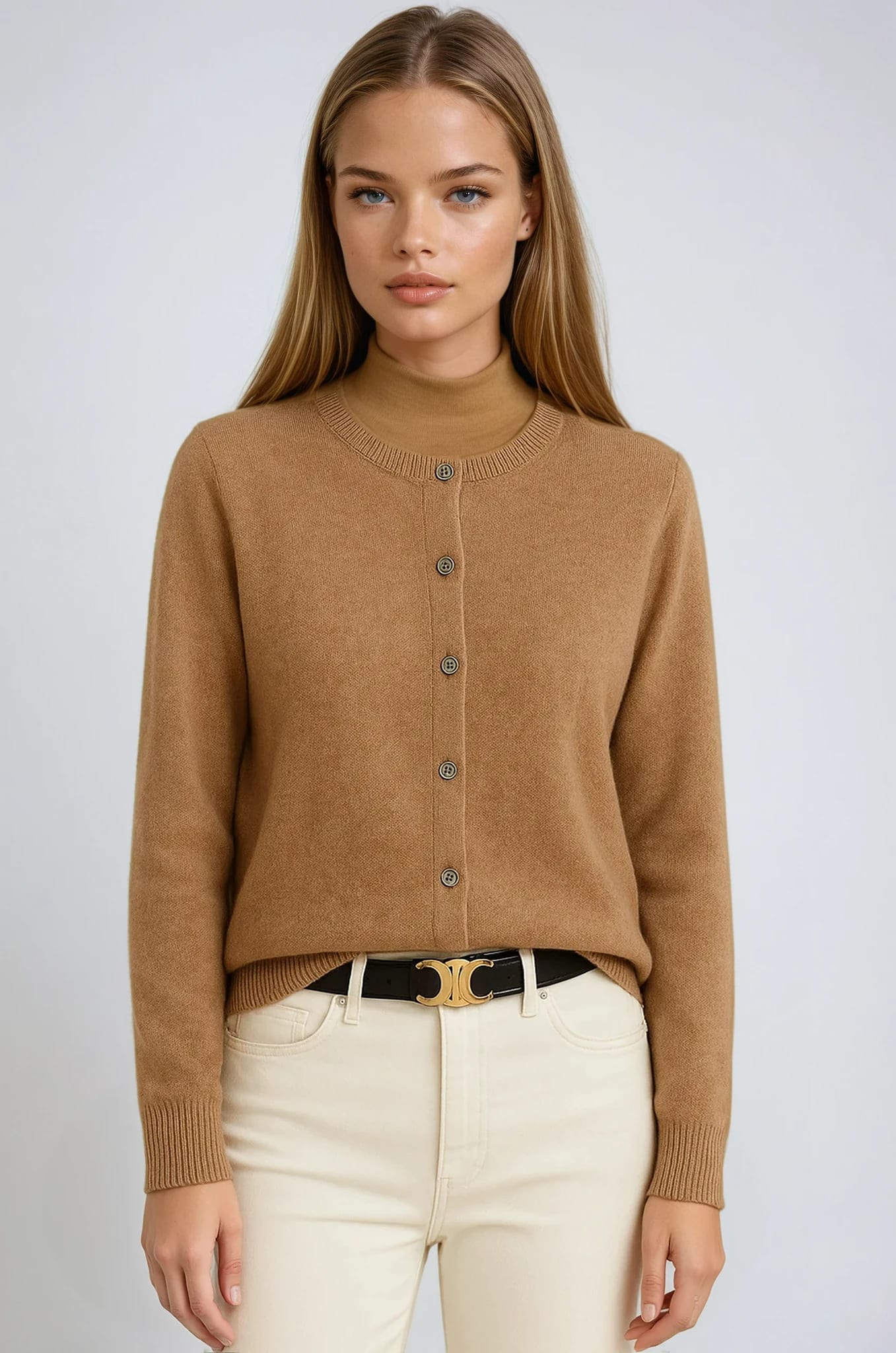 Marlowe Button Front Knit Cardigan_5
