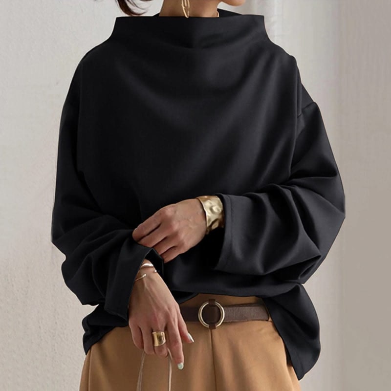Alwine Oversized Mock Neck Top_1
