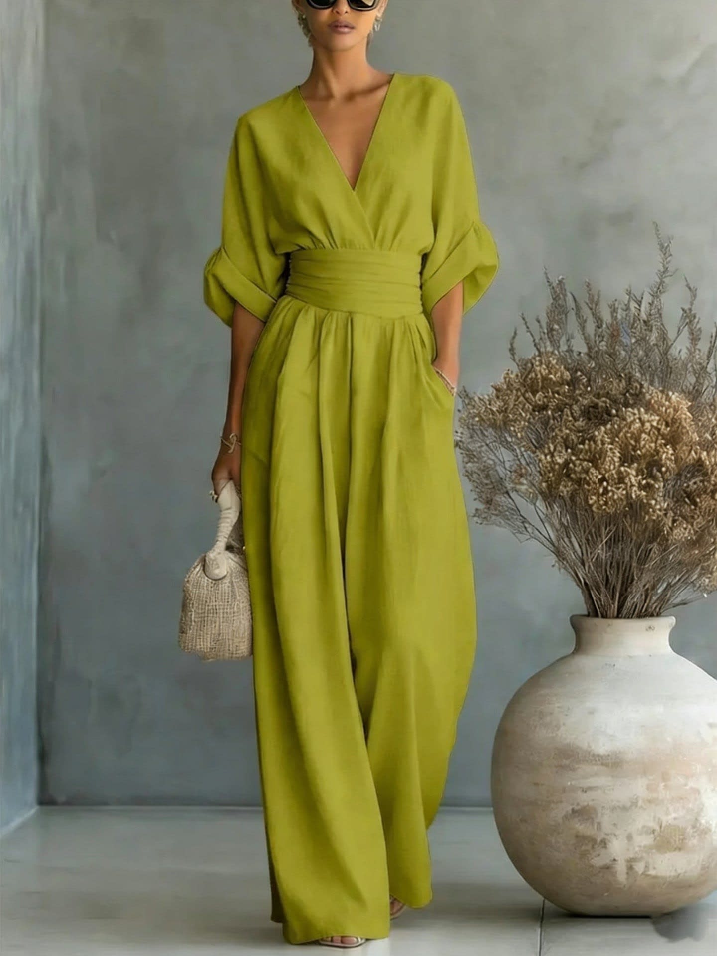 Silvana Linen Wide Leg Jumpsuit_11