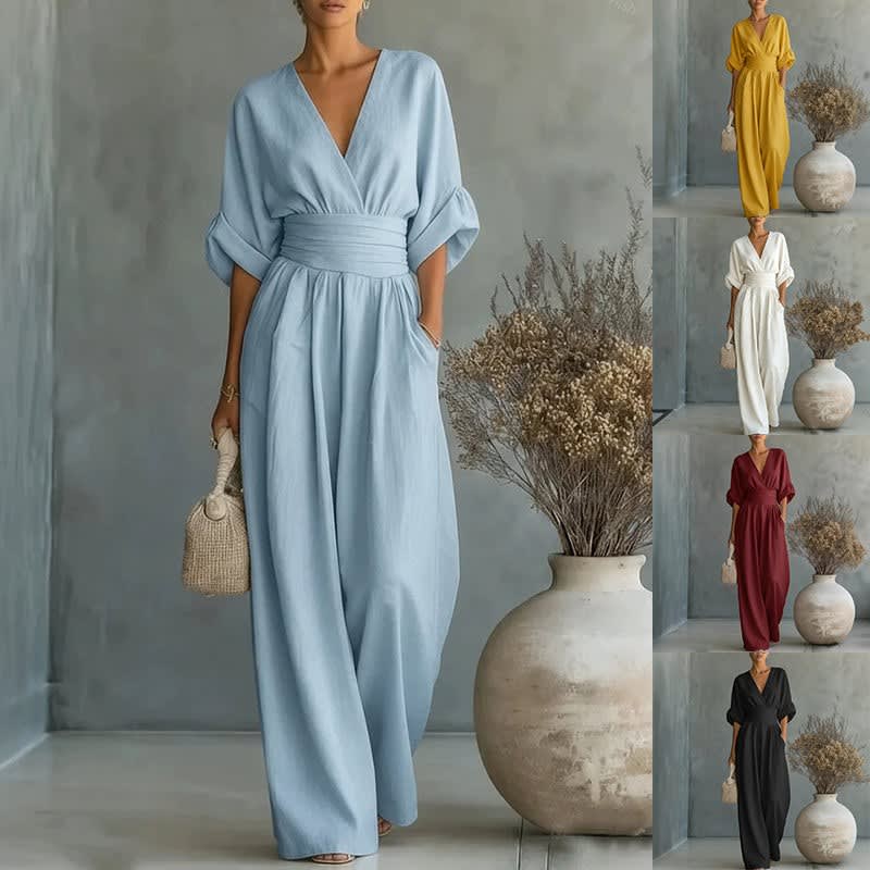Silvana Linen Wide Leg Jumpsuit_2