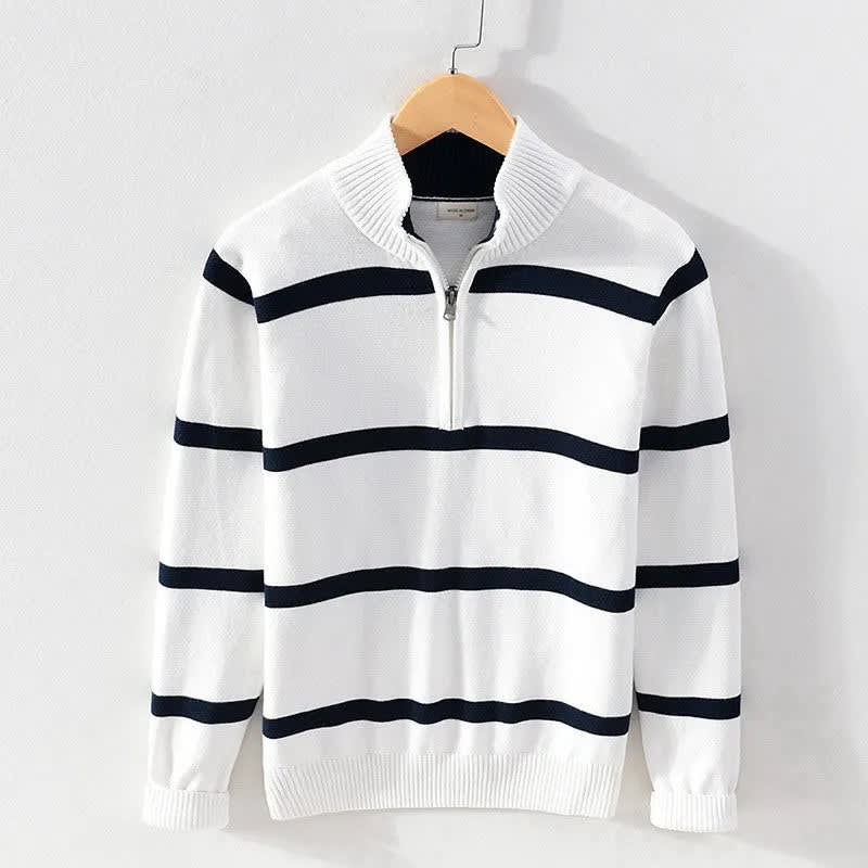 Travis Cotton Half Zip Sweater_6