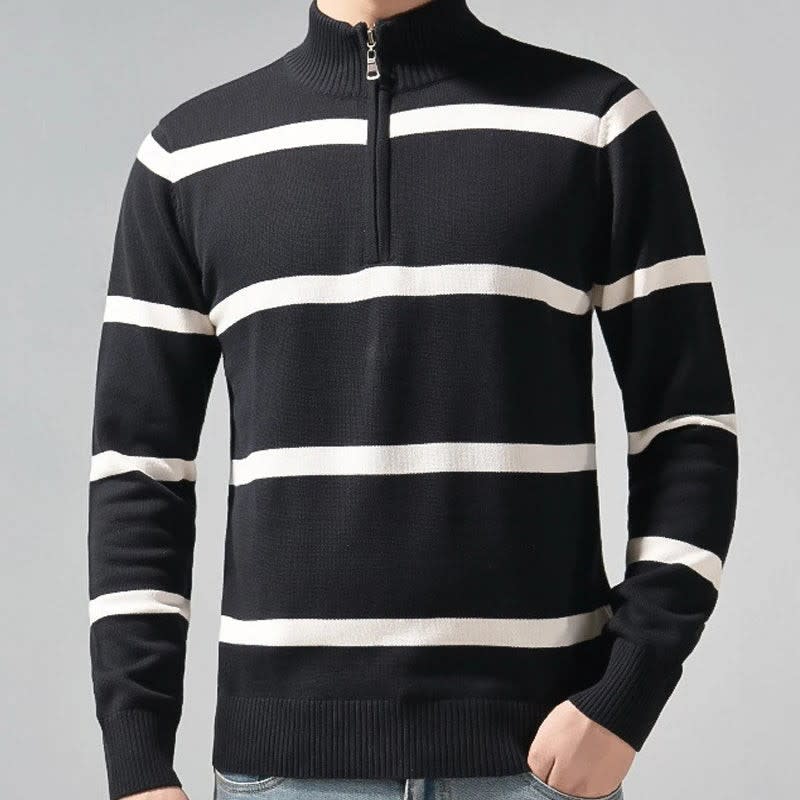 Travis Cotton Half Zip Sweater_7