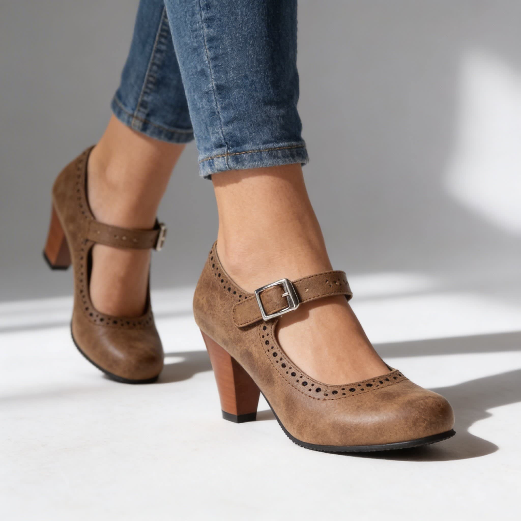 Alana Brogue Buckle Mary Jane Heels_6