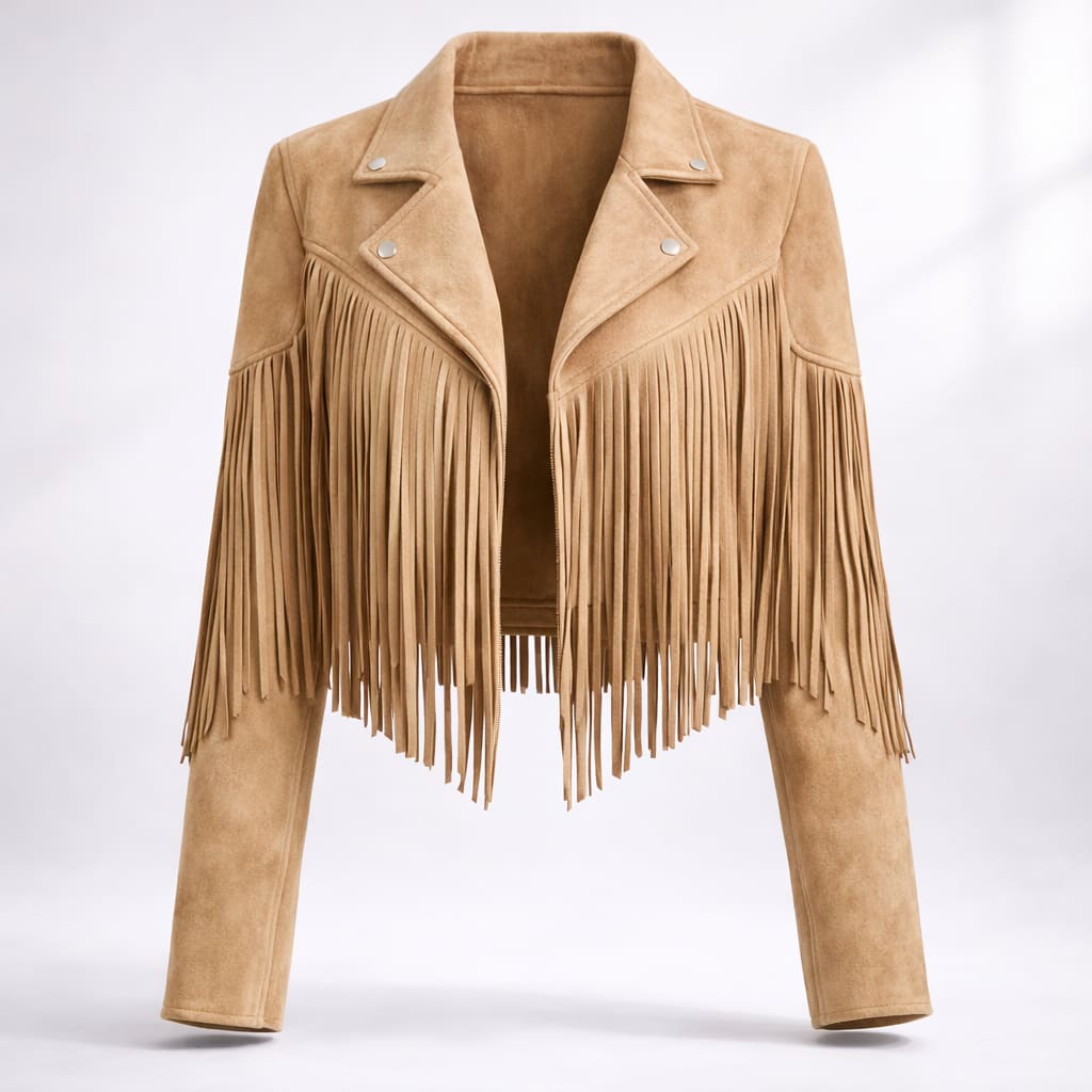 Herminia Faux Suede Fringe Jacket_10