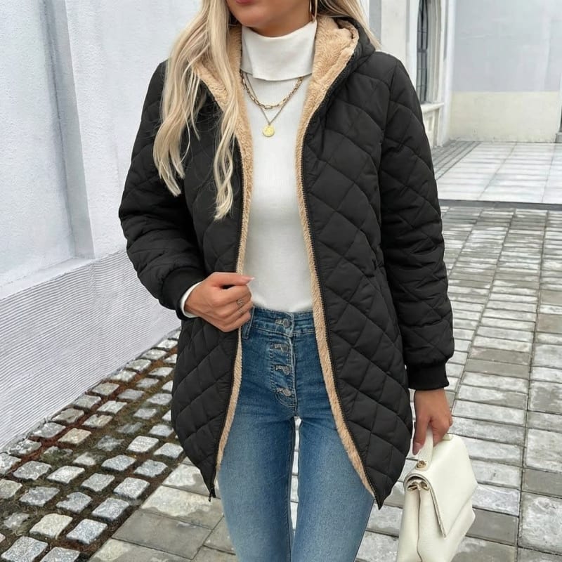 Gianna Fleece Lined Quilted Puffer Coat_1
