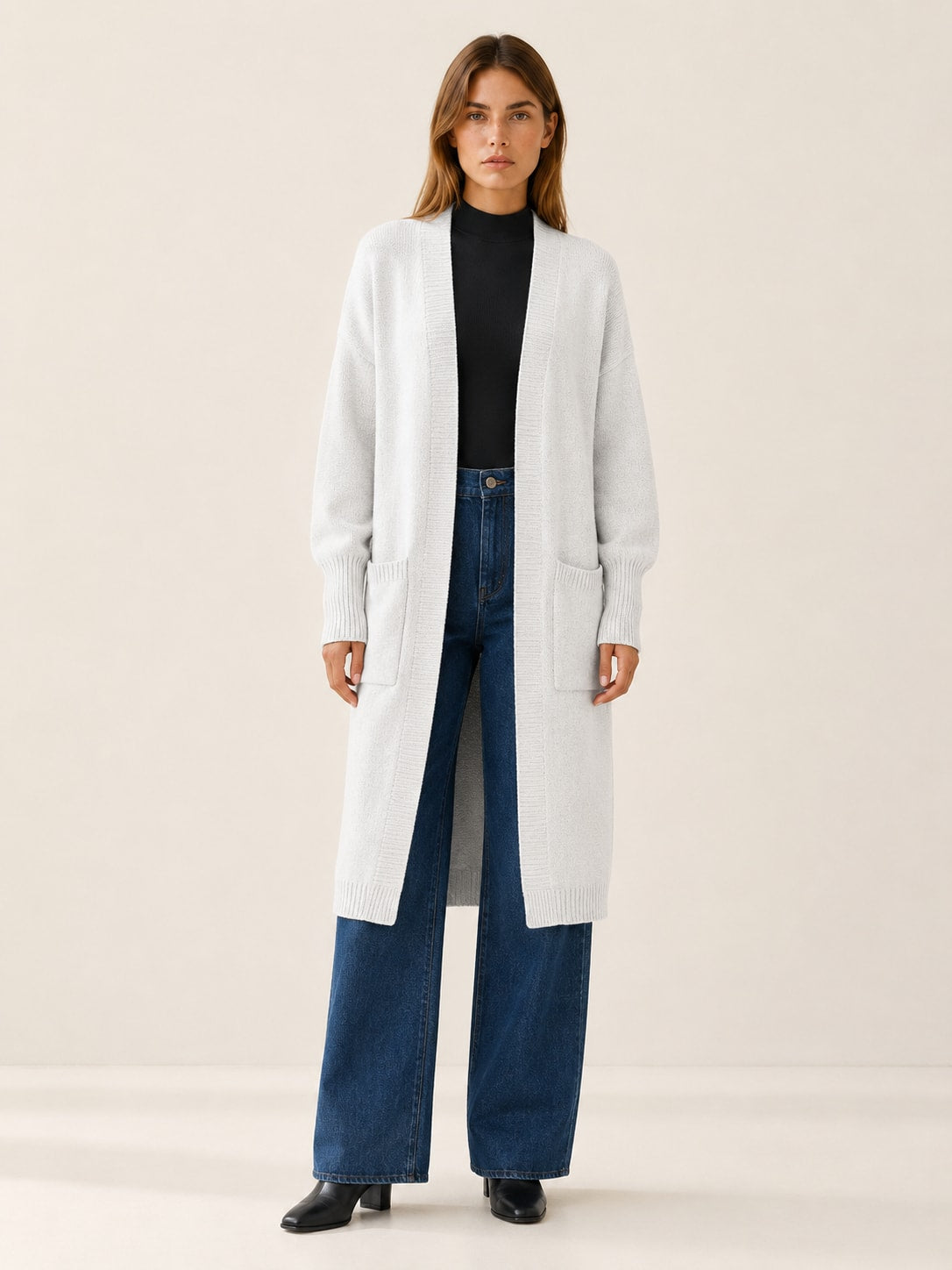 Sabine Balloon Sleeve Duster Knit Cardigan_8