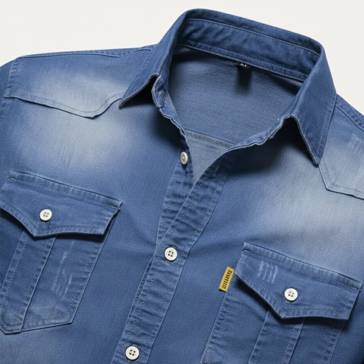 Jake Stretch Denim Shirt_3