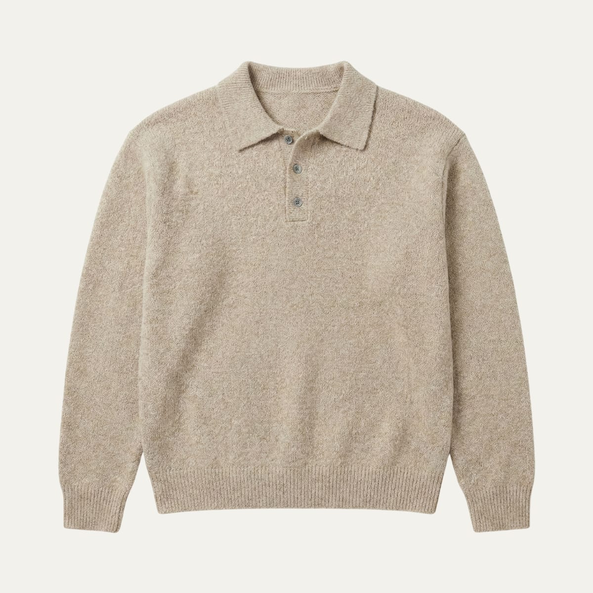 Javier Knit Long Sleeve Polo Sweater_7