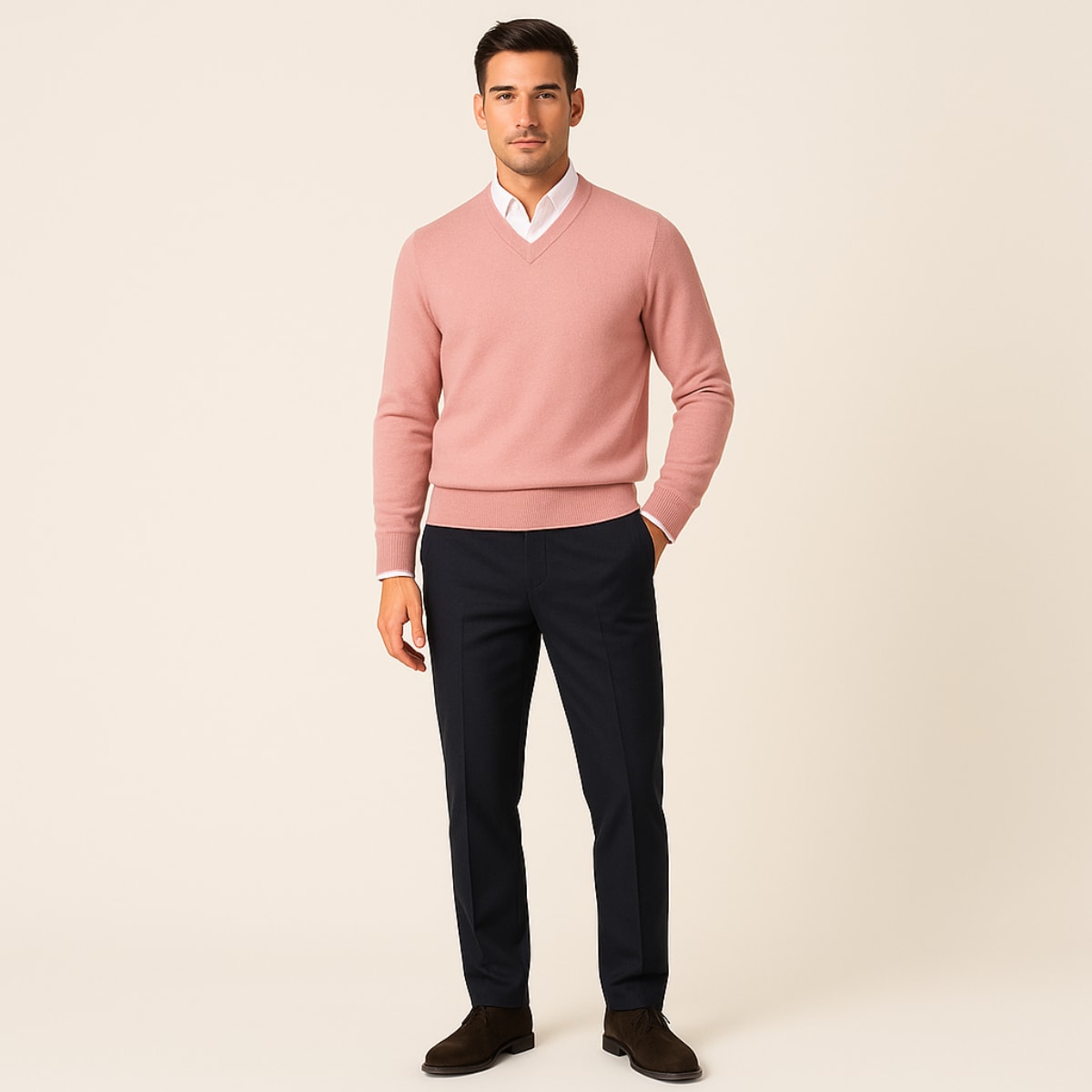 Preston Cashmere V-Neck Sweater_7