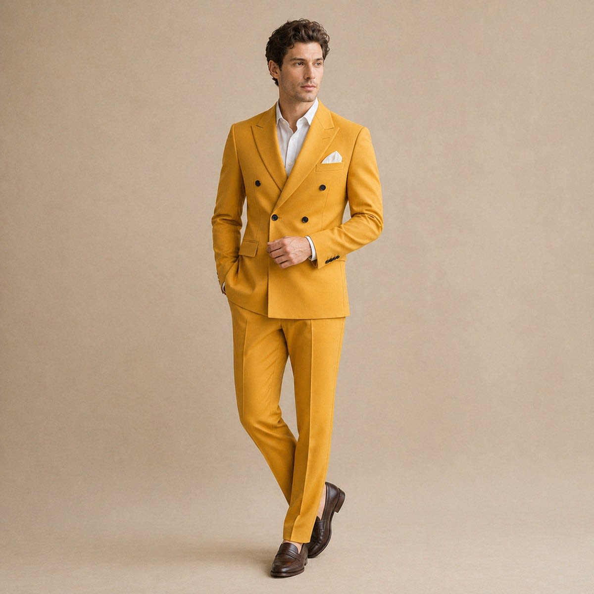 Arnold Double Breasted Tailored Fit Suit_6