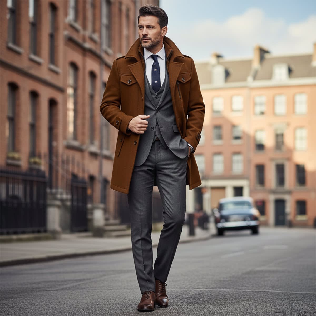 Kaleb Slim Fit Layered Winter Coat_9