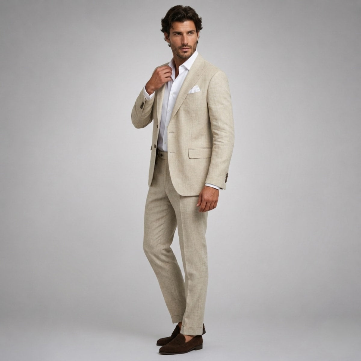 Arturo Linen Blend Slim Fit Suit_4
