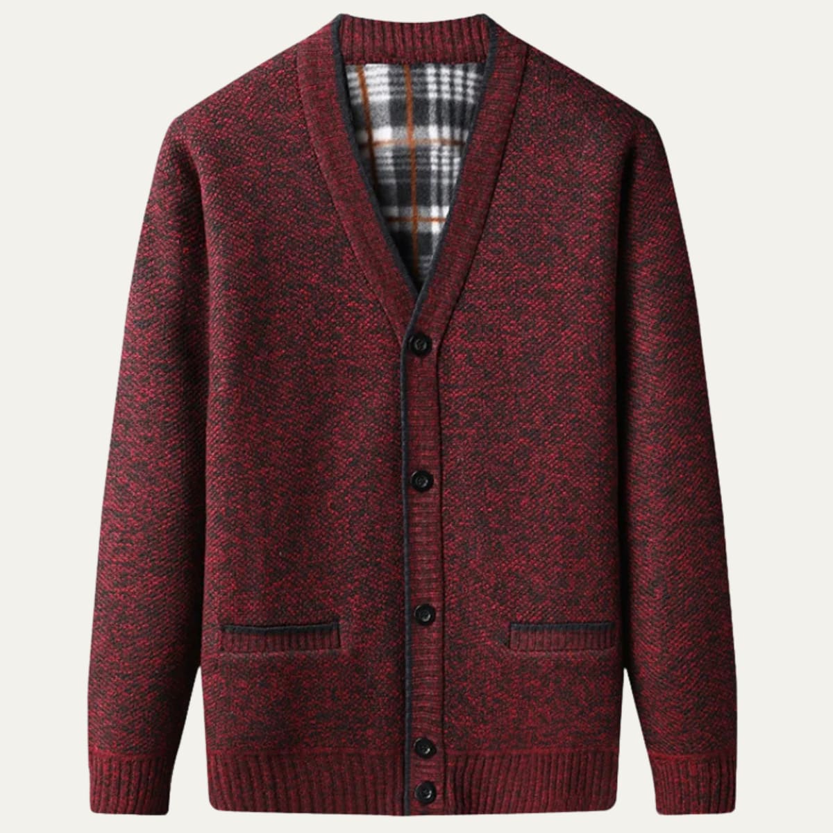 Hugh Fleece Lined Knit Cardigan_7