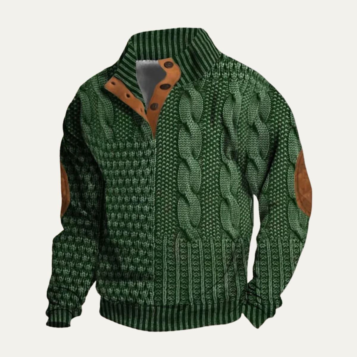 Jeremy Cable Knit Elbow Patch Sweater_4