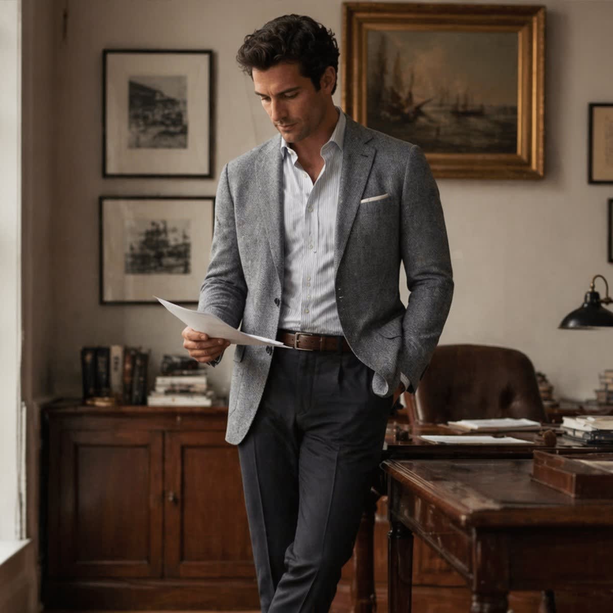 Emory Slim Fit Linen Blazer_9