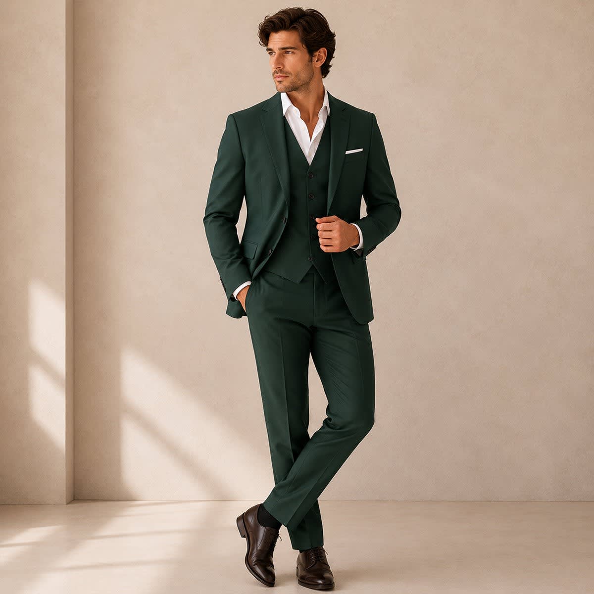 Billy Tailored Fit Three Piece Suit_10