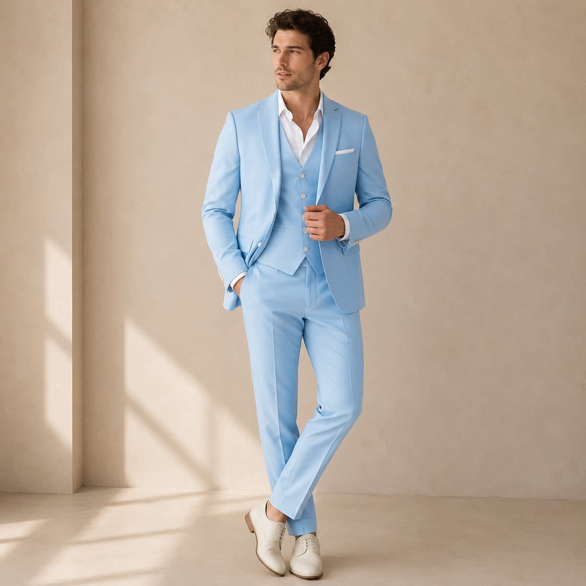Billy Tailored Fit Three Piece Suit_2