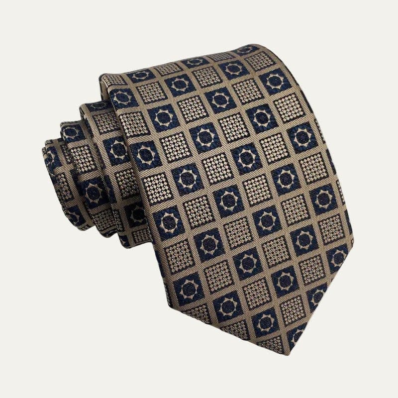 Cleveland Brown Medallion Necktie_1