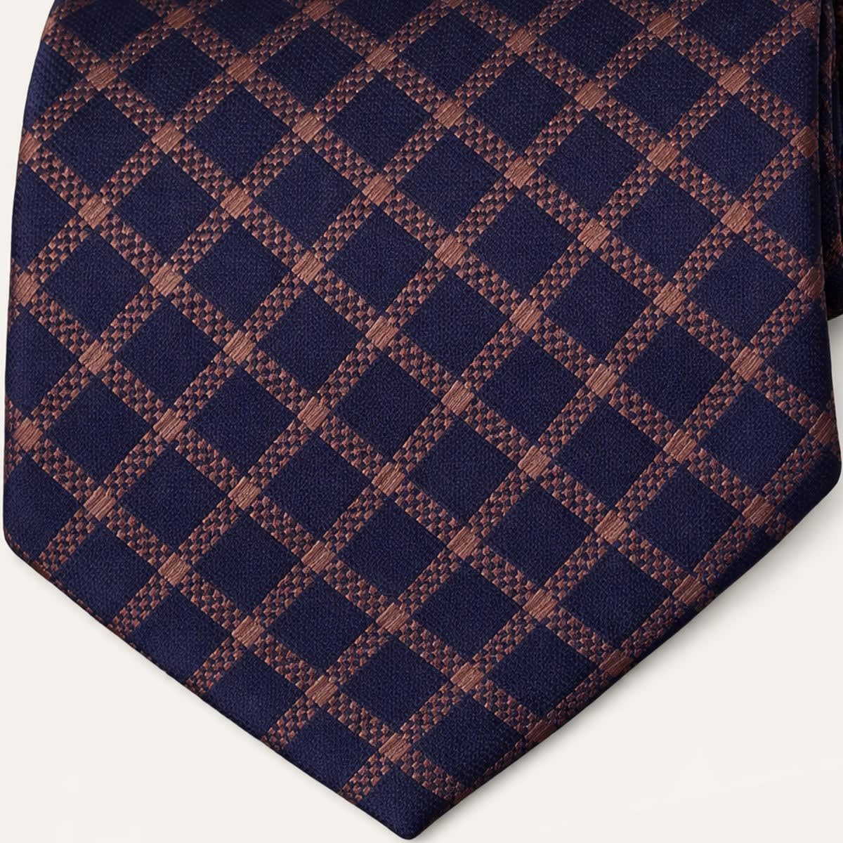Dwayne Plaid Jacquard Necktie_3