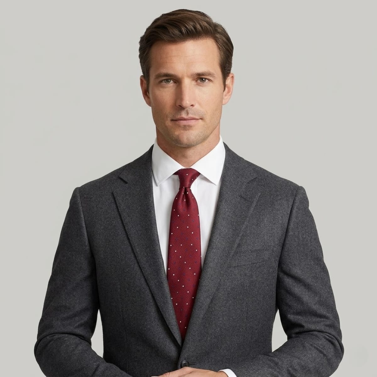 Darrell Polka Dot Jacquard Necktie_2