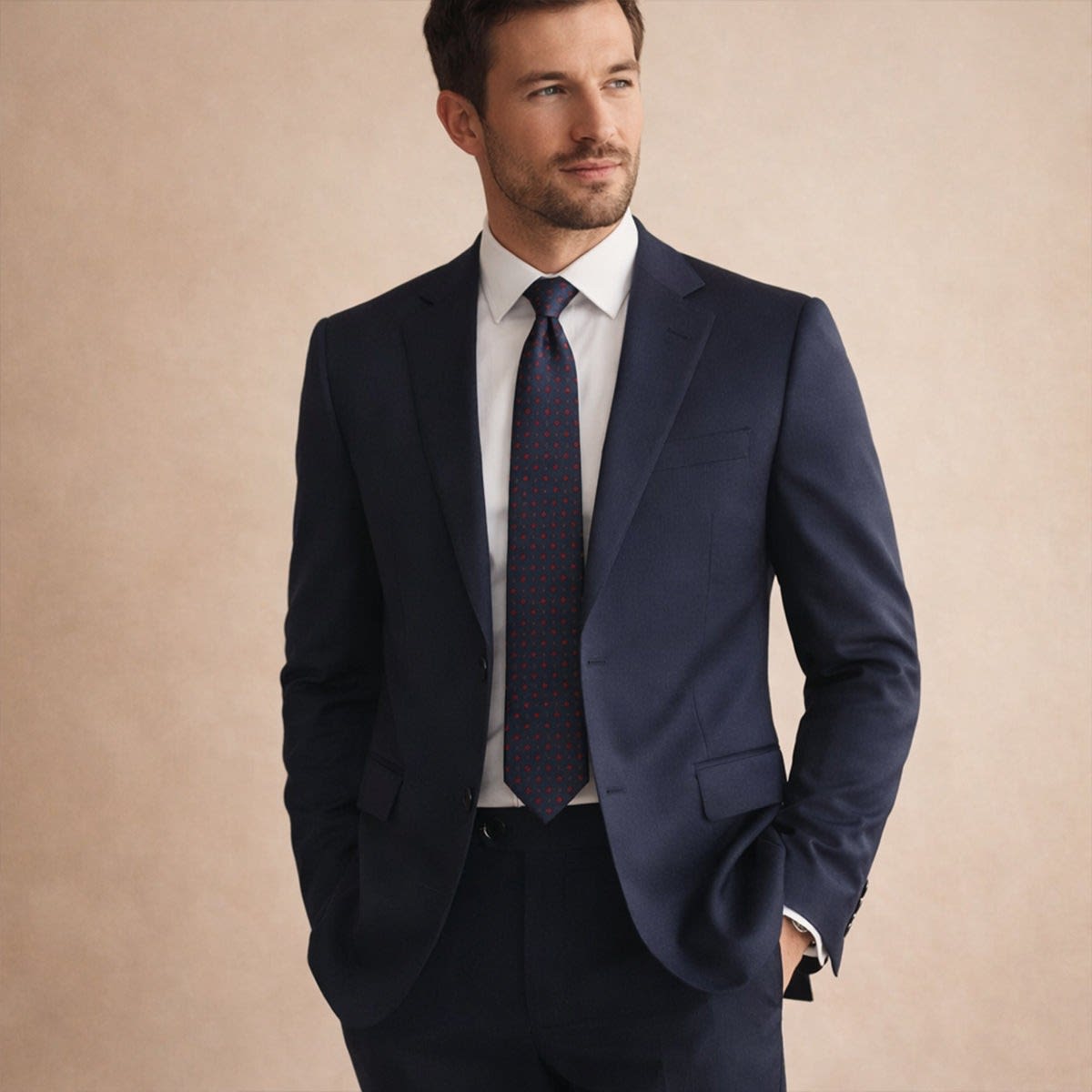 Eddie Dotted Jacquard Necktie_2