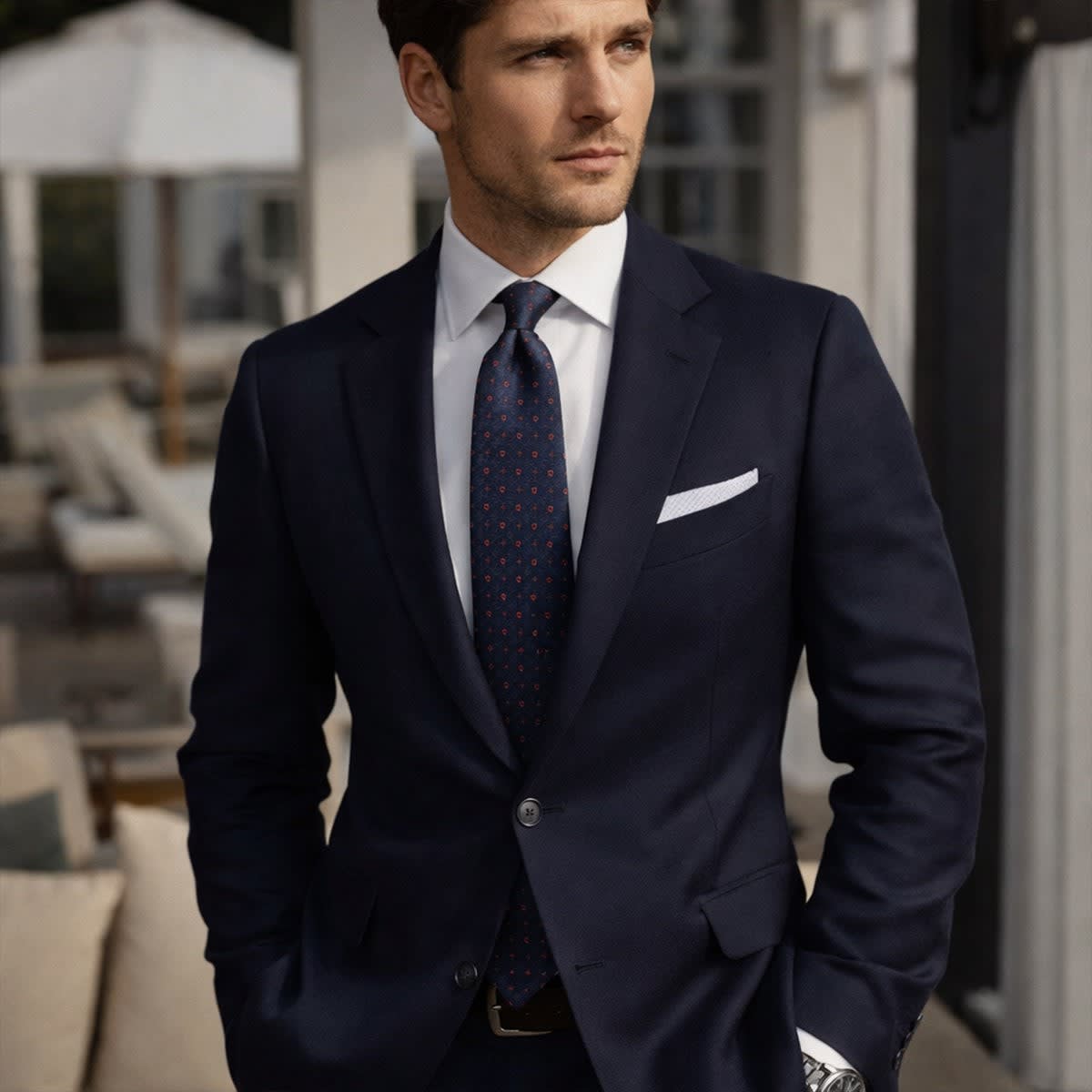 Eddie Dotted Jacquard Necktie_5