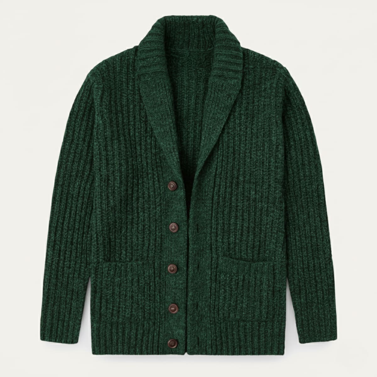 Tucker Chunky Knit Shawl Collar Cardigan_5