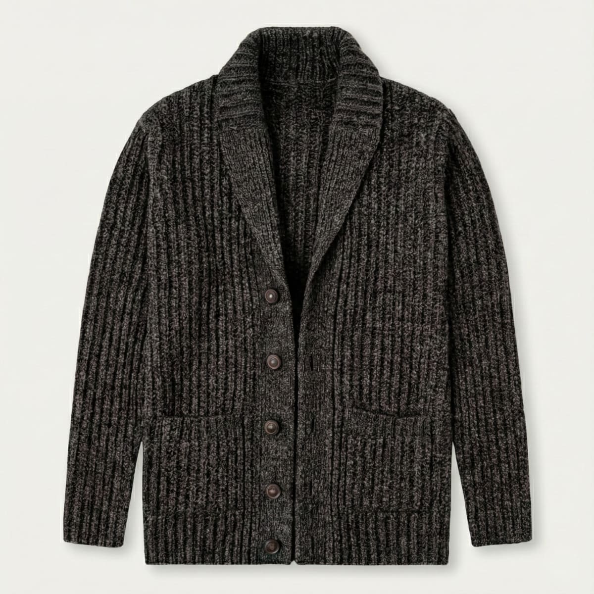 Tucker Chunky Knit Shawl Collar Cardigan_9