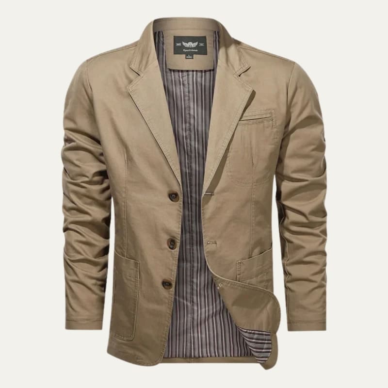 Cyrus Washed Cotton Utility Blazer_1