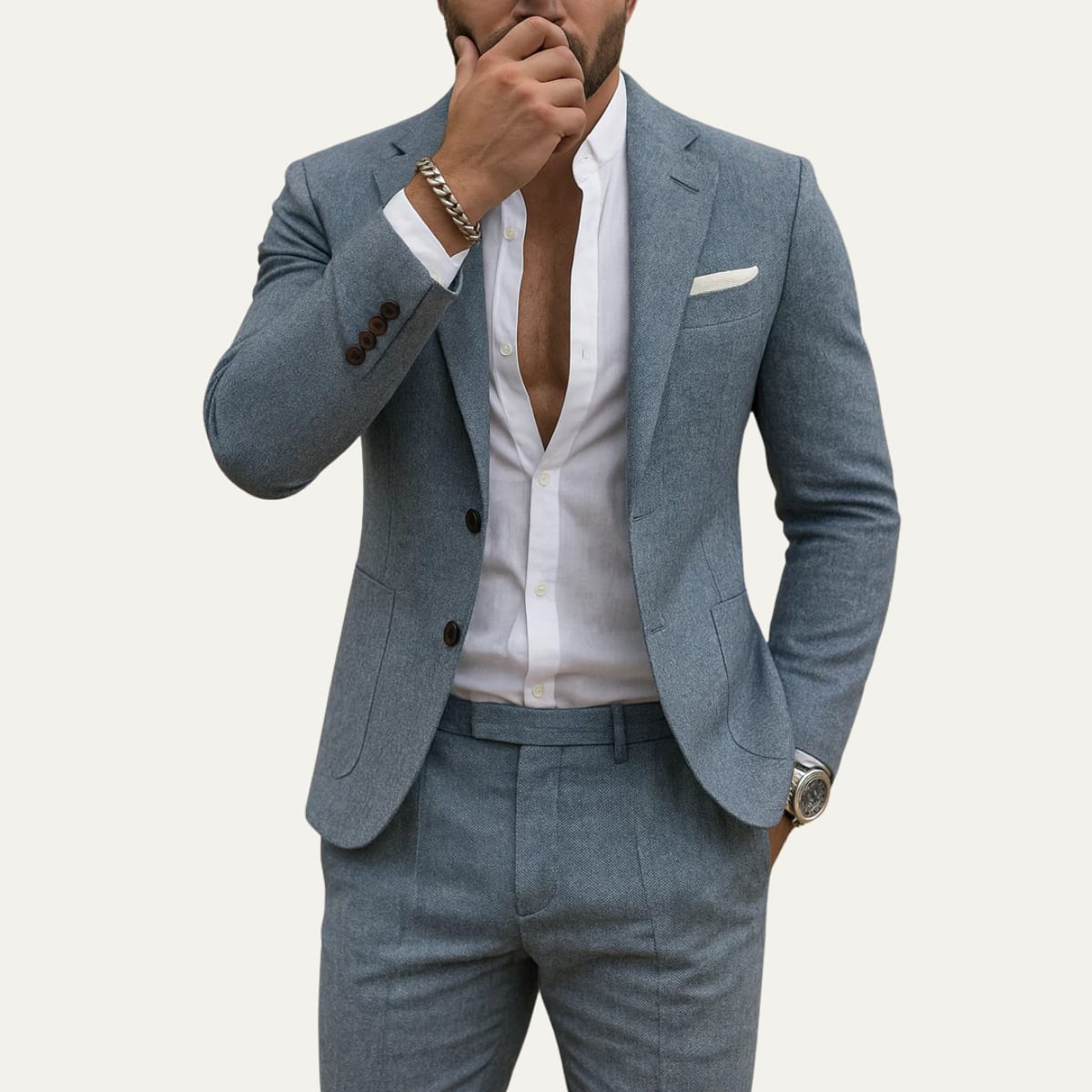 Burke Slim Fit Wedding Suit_5