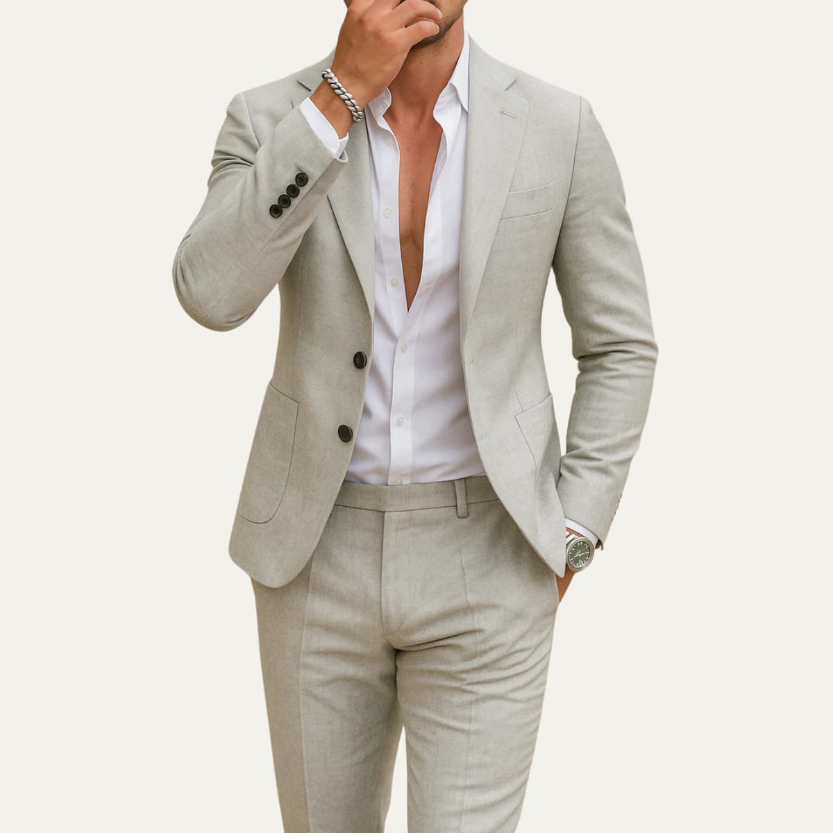 Burke Slim Fit Wedding Suit_6