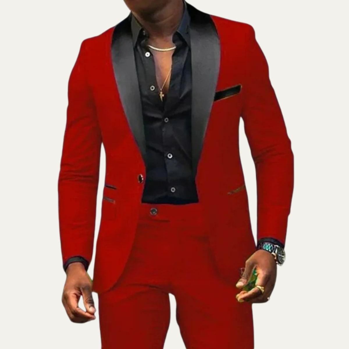 Bobby Slim Fit Shawl Lapel Suit_3