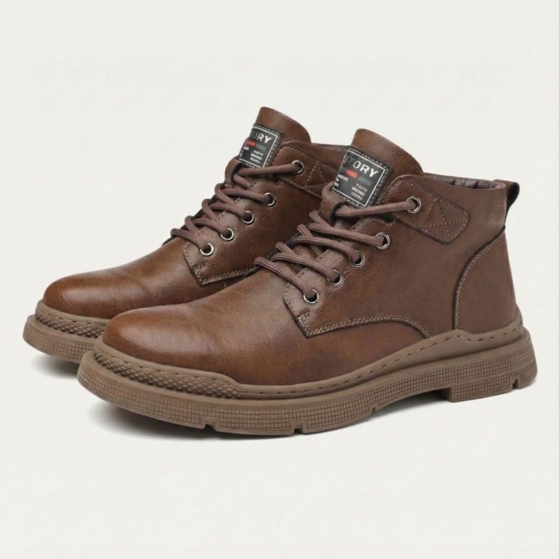 Kason Lace Up Leather Ankle Boots_1