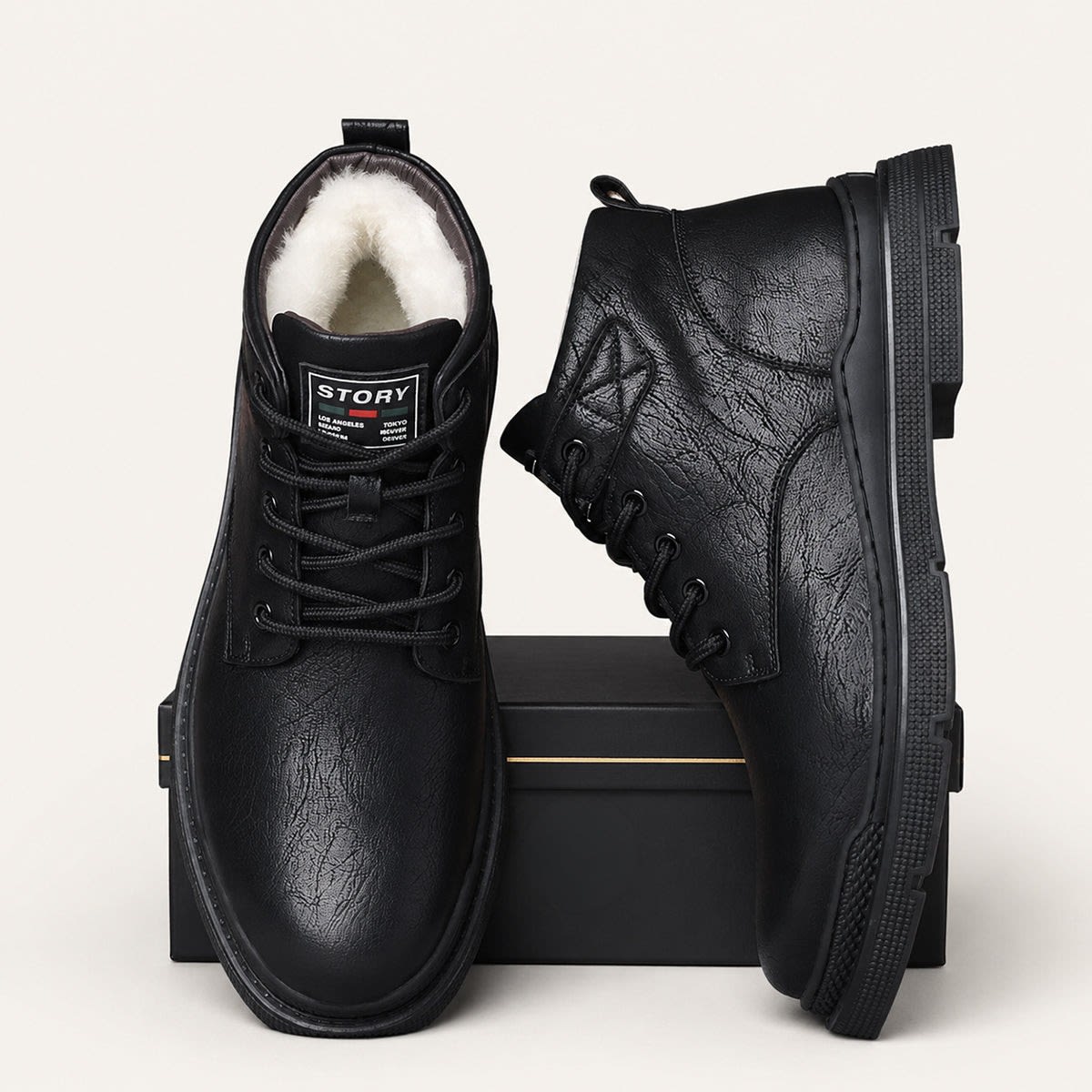 Kason Lace Up Leather Ankle Boots_8
