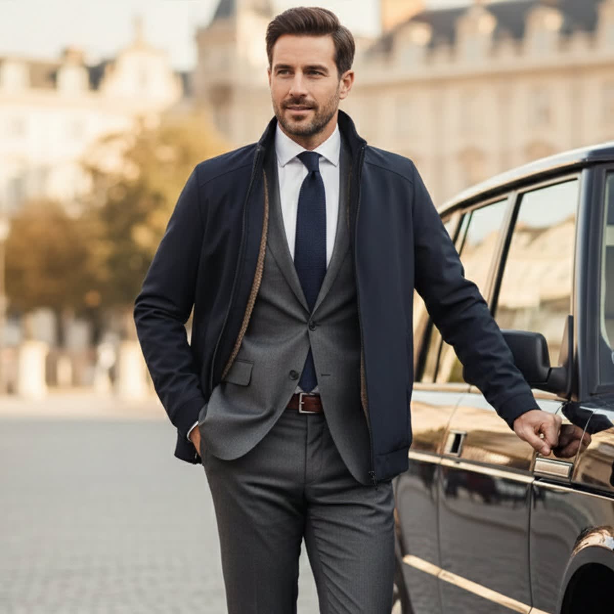 Kai Fleece Lined Stand Collar Jacket_10