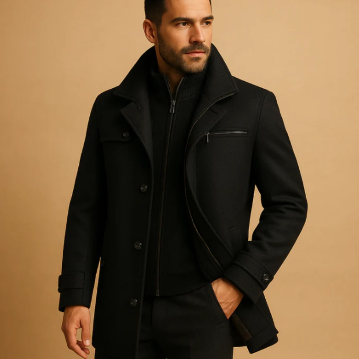 Kash Adjustable Cuff Insulated Winter Coat_2