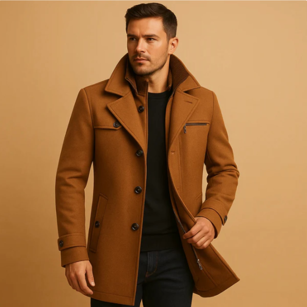 Kash Adjustable Cuff Insulated Winter Coat_5