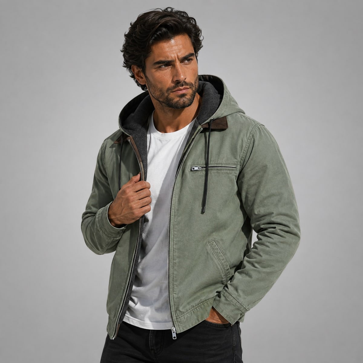 Jayden Fleece Lined Hooded Jacket_7