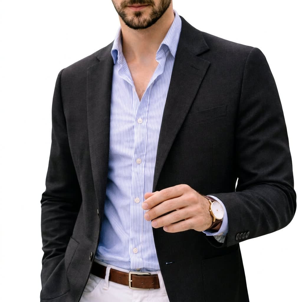 Ethan Soft Knit Tailored Blazer_7