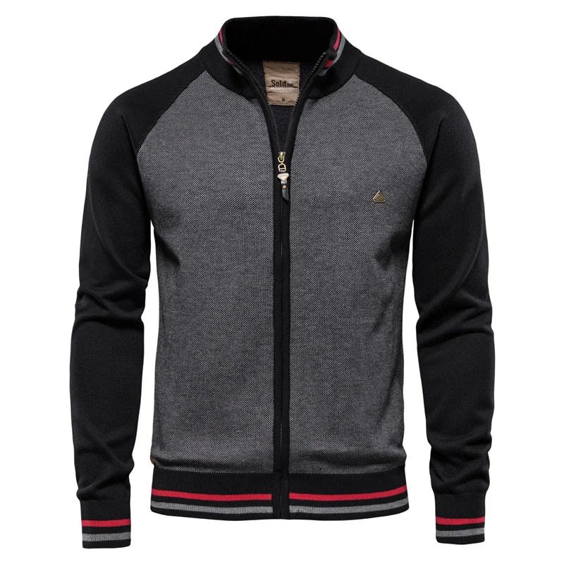 Cassian Color Block Zip Up Cardigan_2