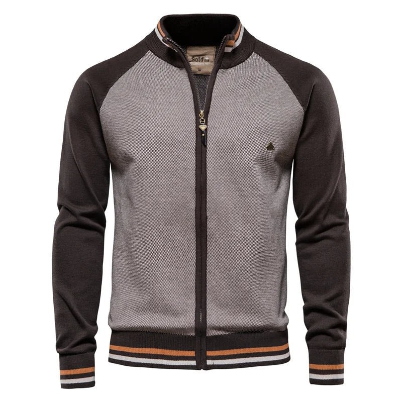 Cassian Color Block Zip Up Cardigan_3