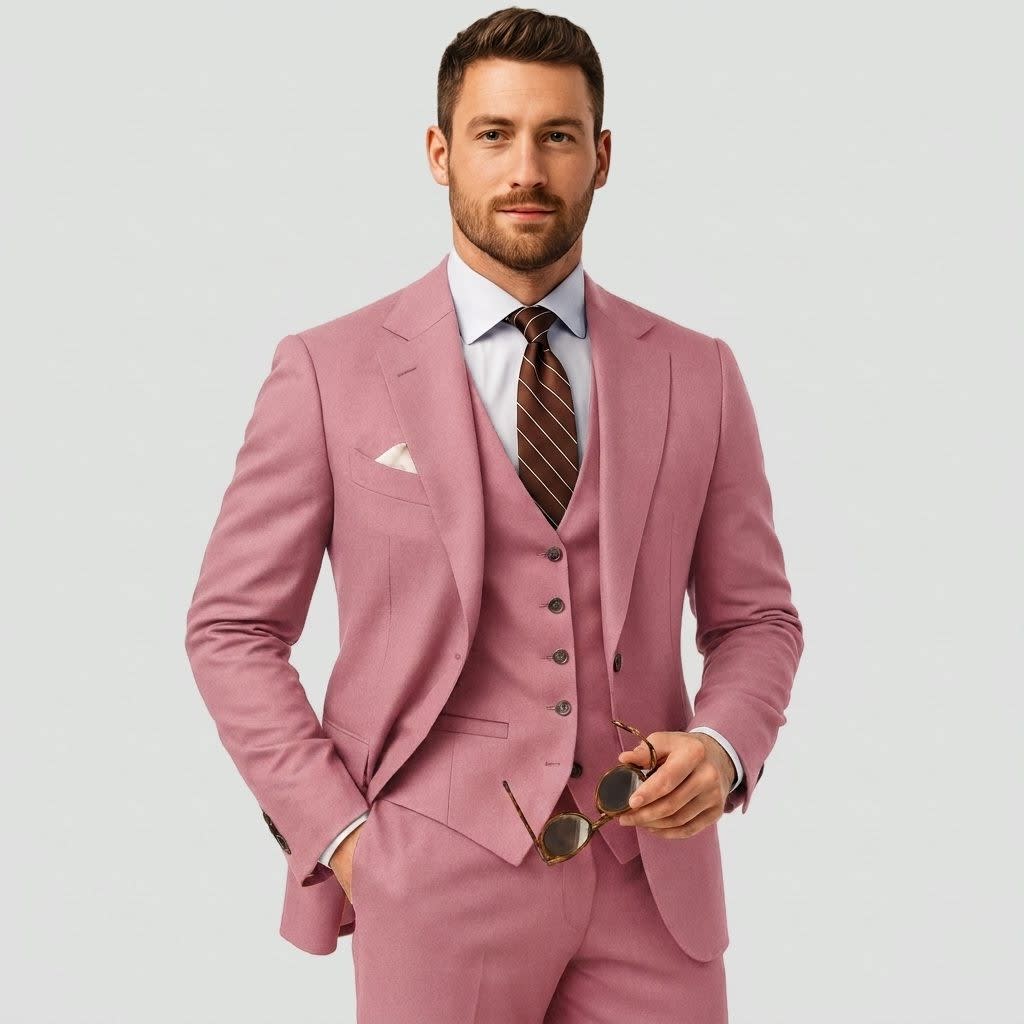 Dominic Three Piece Suit With Vest_21