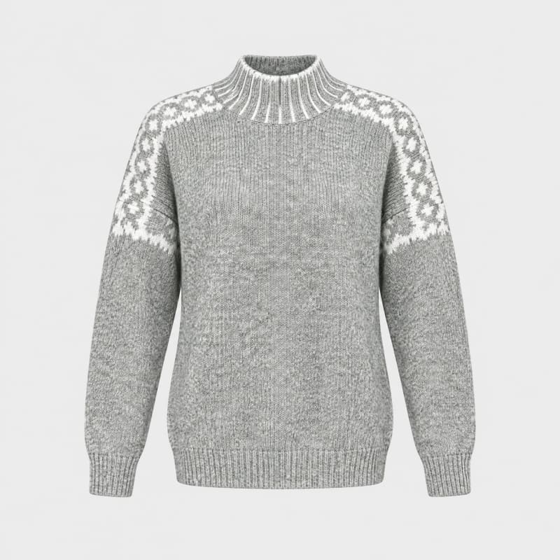 Graciela Nordic Knit Mock Neck Sweater_1