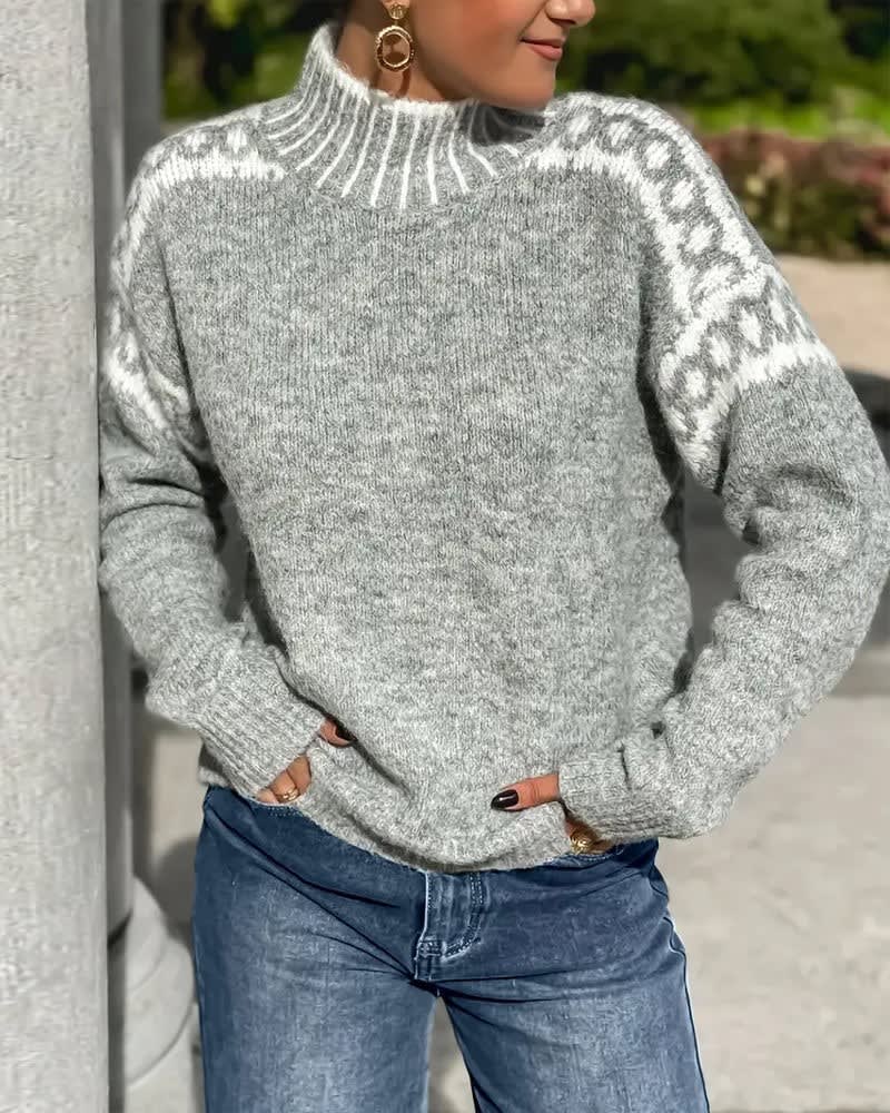 Graciela Nordic Knit Mock Neck Sweater_3