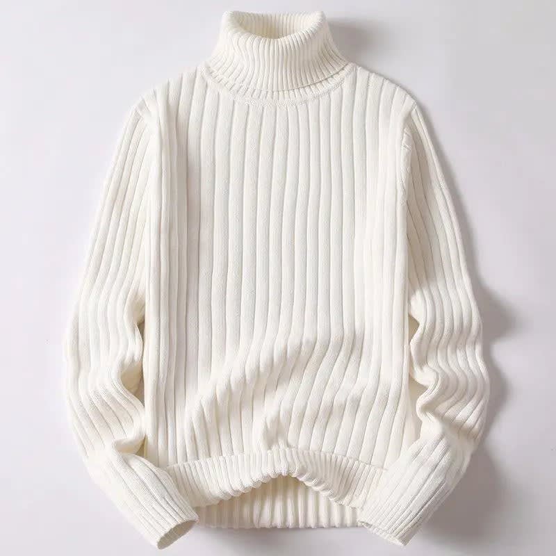 Tate Ribbed Cotton Blend Turtleneck_2
