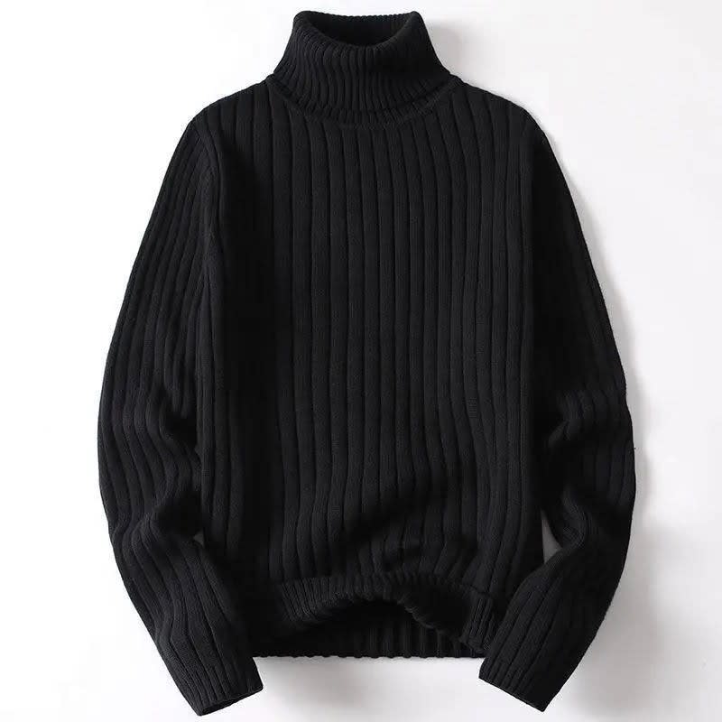Tate Ribbed Cotton Blend Turtleneck_5